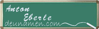 Anton Eberle Visitenkarte